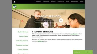 Student Services at WITCC - Western Iowa Tech