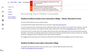 Accessing Your Online Course(s): Welcome to ICCOC Online ...