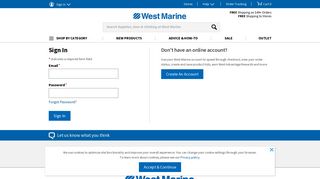 Login | West Marine