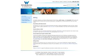 Billing - Western National Insurance