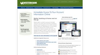 Western Bank Online Banking Services | Free to Enroll; Business ...