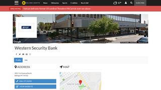 Western Security Bank | Finance | Billings, MT | billingsgazette.com