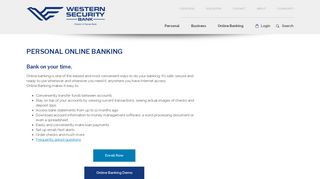 Online Banking | Mobile Deposits | Western Security Bank | Billings |