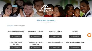 Personal Banking | Western States Bank | Colorado, Nebraska ...