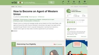 How to Become an Agent of Western Union: 10 Steps (with Pictures)