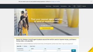Agent and Money Transfer Locations | Western Union