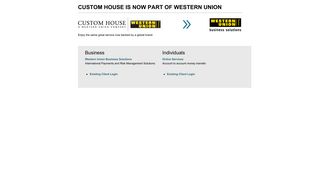 Custom House is now part of Western Union