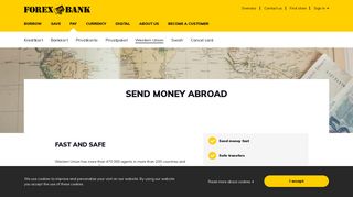 Send money with Western Union | FOREX Bank