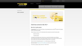 MyWu is the new Gold Card - Western Union