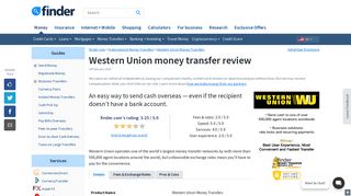 Western Union money transfers review January 2019 | finder.com