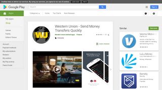 Western Union - Send Money Transfers Quickly - Apps on Google Play