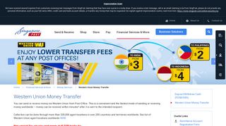 Western Union Money Transfer | Singapore Post