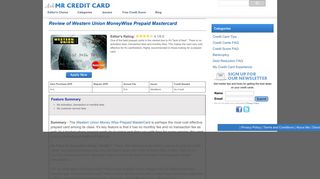 Western Union MoneyWise Prepaid Mastercard - Best Known Name ...