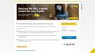 My WU rewards program - Western Union