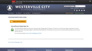 Login - Westerville City Schools