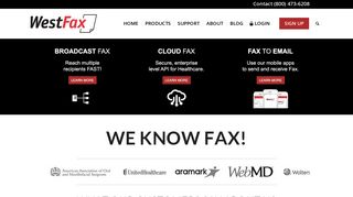 WestFax - We know Fax! - Fax Broadcast