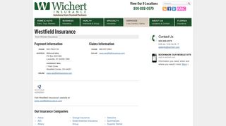 Ohio Westfield Insurance insurance agent | Wichert Insurance in Ohio