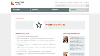 Westfield Rewards | Westfield Health