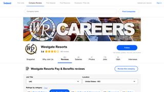 Working at Westgate Resorts: 207 Reviews about Pay & Benefits ...