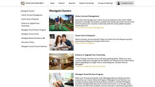 Welcome to the Westgate Owners Portal for Account Management ...