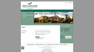 WEST GATE BANK : Login