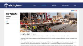 Nuclear Energy Jobs | Westinghouse Nuclear