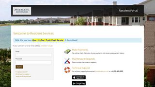 Login to Westlake Residential Resident Services | Westlake Residential