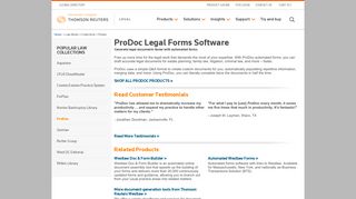 Prodoc Legal Forms Software | Legal Solutions