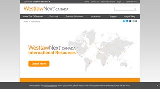 International - WestlawNext Canada