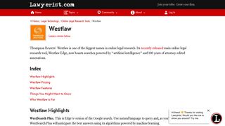 Westlaw Online Legal Research Service Review (2019) | Lawyerist.com