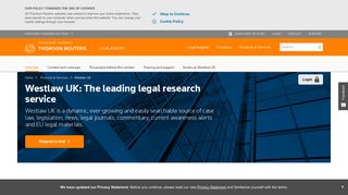 Westlaw UK | UK Legal Solutions | Thomson Reuters