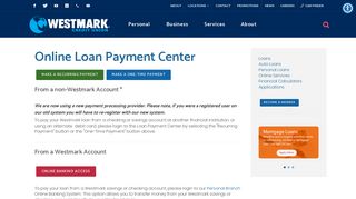 Online Loan Payment Center | Idaho | Westmark Credit Union