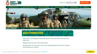 Westminster | Army Cadet Force