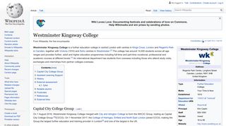 Westminster Kingsway College - Wikipedia