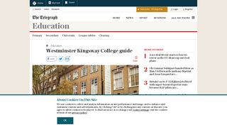 Westminster Kingsway College guide - The Telegraph