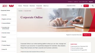 Corporate Online | Westpac