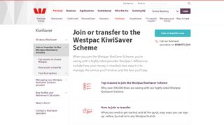 Join or transfer to Westpac Kiwisaver Scheme | Kiwisaver - Westpac NZ