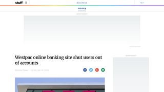 Westpac online banking site shut users out of accounts | Stuff.co.nz