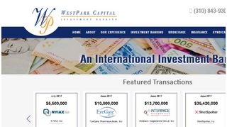 WestPark Capital - International Investment Bank