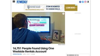 16751 People Found Using One Westside Rentals Account - LA Weekly