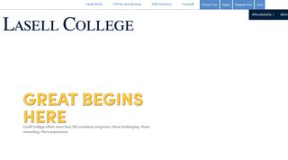 Lasell College: Undergraduate, Graduate & Online Programs - Boston ...