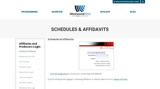 Schedules & Affidavits - Westwood One