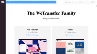 Free apps for Mac, iOS and Android | WeTransfer Apps