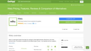 Wetu Pricing, Features, Reviews & Comparison of Alternatives ...