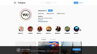 WeWork (@wework) • Instagram photos and videos