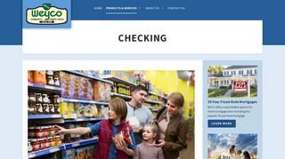 Weyco Community Credit Union - Checking
