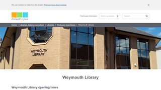 Weymouth Library - Dorset For You