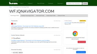 wf.iqnavigator.com Technology Profile - BuiltWith