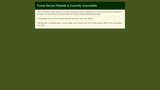 The Wildland Fire Decision Support System - USDA Forest Service