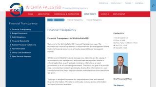 Financial Transparency - Wichita Falls ISD